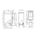LOTUS Gas Fryer with Neutral Cabinet & TouchScreen 18+18 L, 36 kW