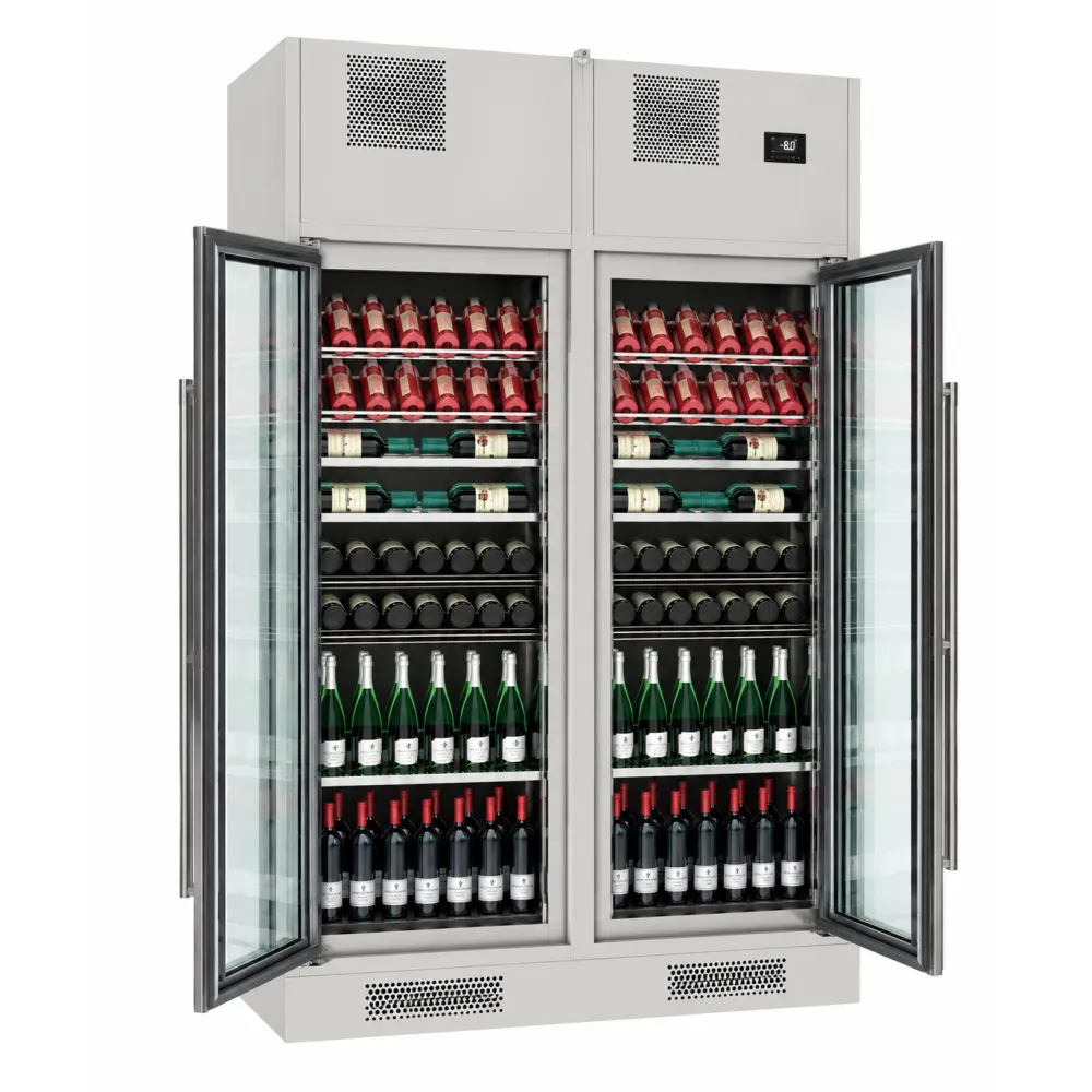 FAGOR FWC-2302-T1-W-LR-W-GRE Wall-Mounted Wine Refrigerator in Grey