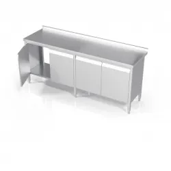 Table with hinged doors 2500